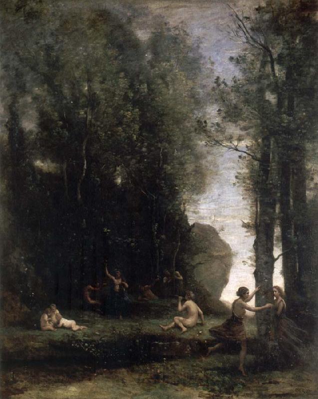 camille corot Idyll Germany oil painting art